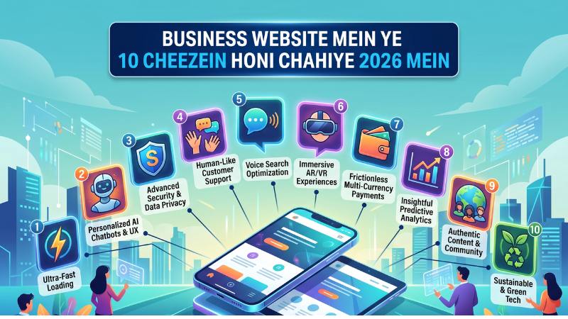 Business Website Mein 10 Cheezein Honi Chahiye 2026