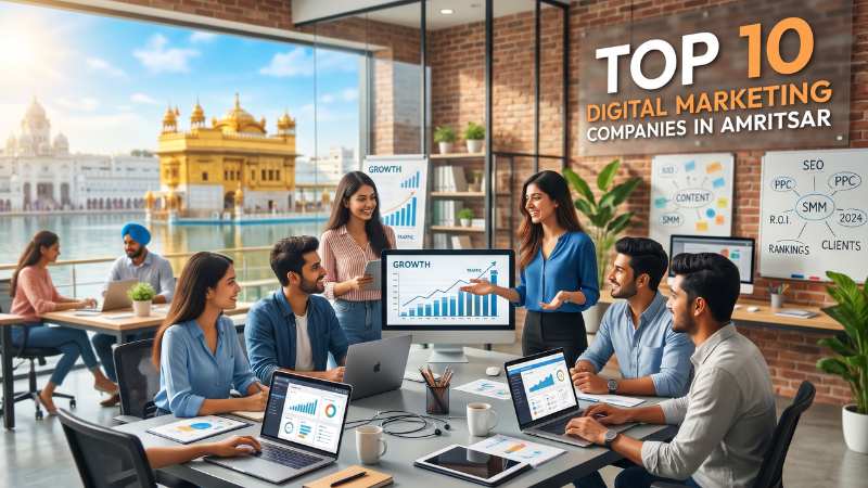 Top 10 Digital Marketing Companies in Amritsar 2026